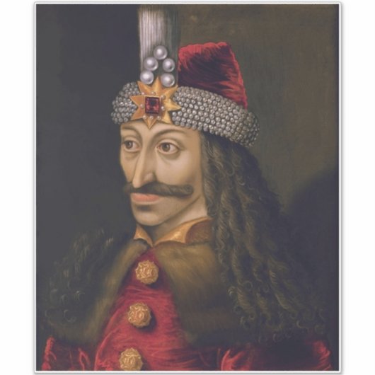 Vlad Tepes: Impaler, Dracula Dragon Prince Voivode Aufkleber (Vorderseite)
