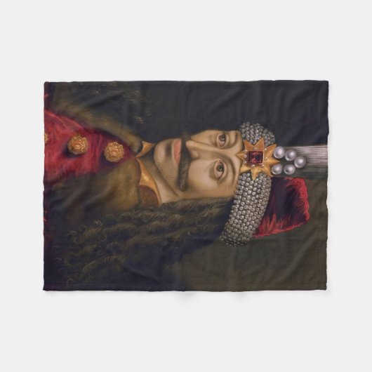 Vlad Tepes: Impaler, Dracula Dragon Prince Voivode Fleecedecke (Vorderseite (Horizontal))