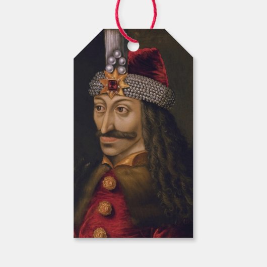 Vlad Tepes: Impaler, Dracula Dragon Prince Voivode Geschenkanhänger (Rückseite)