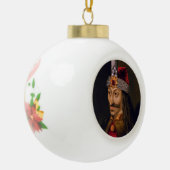 Vlad Tepes: Impaler, Dracula Dragon Prince Voivode Keramik Kugel-Ornament (Links)