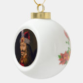 Vlad Tepes: Impaler, Dracula Dragon Prince Voivode Keramik Kugel-Ornament (Rechts)