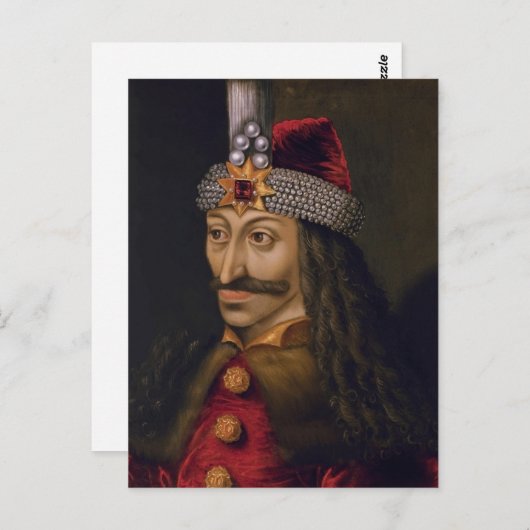 Vlad Tepes: Impaler, Dracula Dragon Prince Voivode Postkarte (Vorne/Hinten)