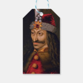 Vlad tepes Impaler Voivode Portrait Dracula Histor Geschenkanhänger (Rückseite)