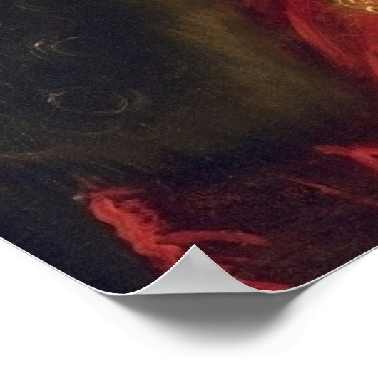 Vlad tepes Impaler Voivode Portrait Dracula Histor Poster (Ecke)