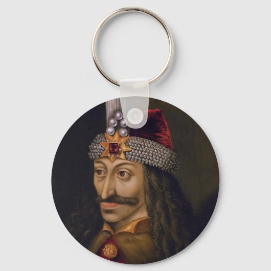 Vlad tepes Impaler Voivode Portrait Dracula Histor Schlüsselanhänger (Vorderseite)