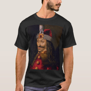 Vlad tepes Impaler Voivode Portrait Dracula Histor T-Shirt