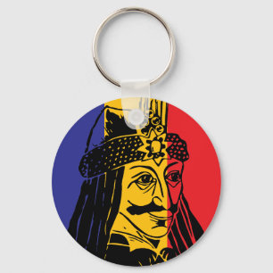 Vlad Tepes the Impaler - Tricolor-Flag Schlüsselanhänger