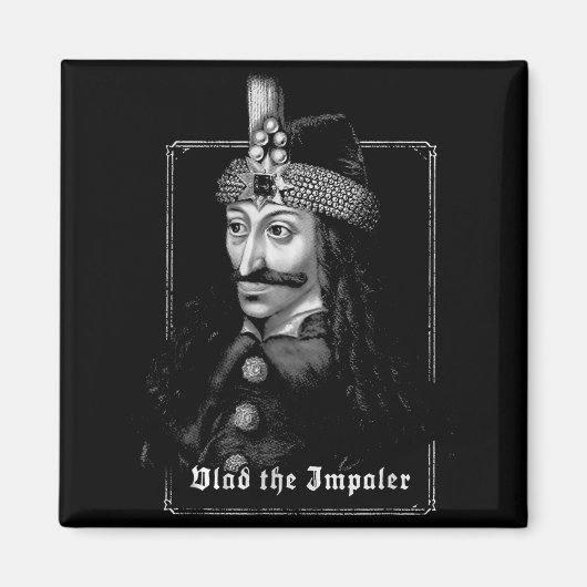 Vlad The Impaler Vintage Gothic Medieval Art  Magnet (Vorne)