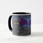 Vlad Vampire-Katzen-gotische Fantasie-Kunst-Tasse Tasse (Vorderseite Links)