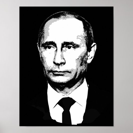 Vladamir Putin Face Poster (Vorne)