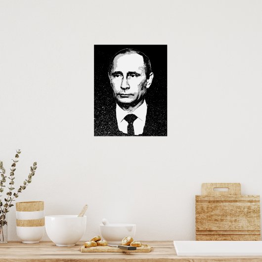 Vladamir Putin Face Poster (Küche)