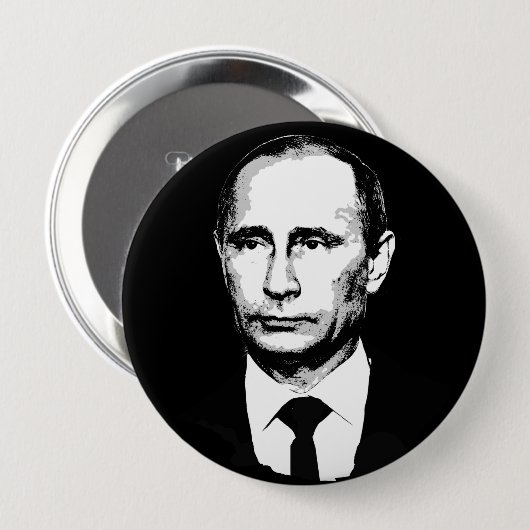 Vladamir Putin stellen gegenüber Button (Vorne & Hinten)