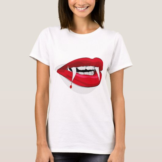 Vladdy Fangs Happy Vampire T-Shirt (Vorderseite)