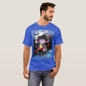 Vladimir das Vampire auf Blue T-Shirt (Vorne ganz)