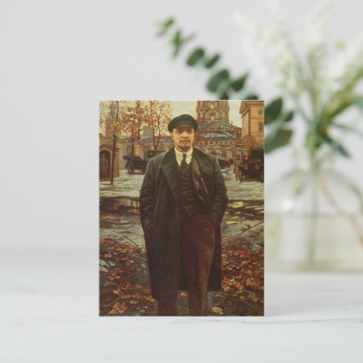 Vladimir Ilyich Lenin, Smolny, c.1925 Postkarte (Stehend Vorderseite)