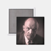 Vladimir Lenin - Leiter der sowjetischen Gewerksch Magnet (Vorderseite/Rückseite)