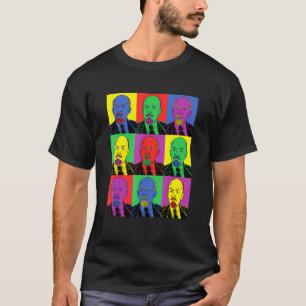 Vladimir Lenin Pop Kunst, Vintage Geschichte T-Shi T-Shirt