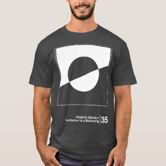 Vladimir Nabokov Minimalistisch Artwork Design T-Shirt