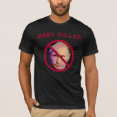 Vladimir Putin Baby Killer Red Circle & Slash T-Shirt (Vorderseite)