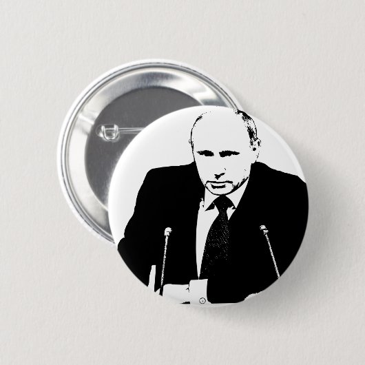 VLADIMIR PUTIN BUTTON BACK ABZEICHEN (Vorne & Hinten)