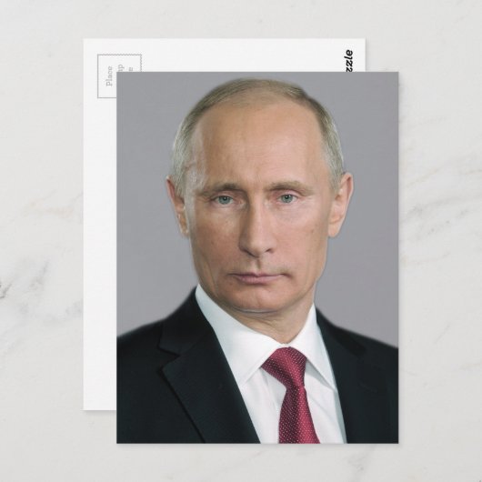 Vladimir Putin Gear Postkarte (Vorne/Hinten)