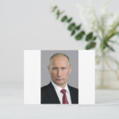 Vladimir Putin Gear Postkarte (Stehend Vorderseite)