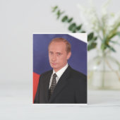 Vladimir Putin Gear Postkarte (Stehend Vorderseite)