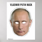 Vladimir Putin Mask Cutout Poster (Vorne)