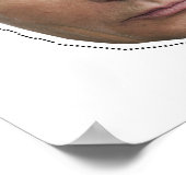 Vladimir Putin Mask Cutout Poster (Ecke)