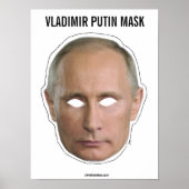 Vladimir Putin Mask Cutout Poster (Vorne)