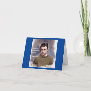 Vladimir Zelensky & Ammunition Quote Card Karte
