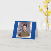 Vladimir Zelensky & Munition Zitat Karte (Gelbe Blume)