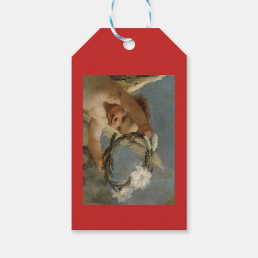 VLAENTINE'S DAY CHERUB-Geschenkmarke Geschenkanhänger (Vorderseite)