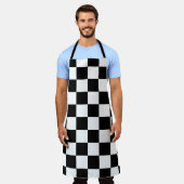 Vlagpatroon. Geruite vlag. Schaakbord valkken Schürze (Getragen)