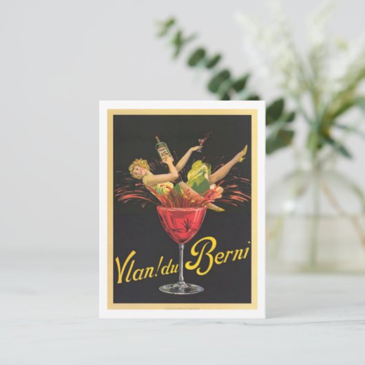 Vlan! du Berni Postkarte (Stehend Vorderseite)