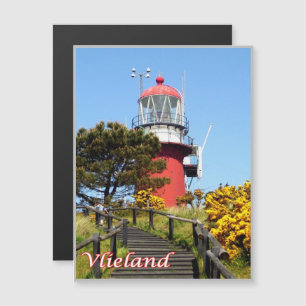 Vlieland - Frisianische Inseln - Holland - Magnetkarte