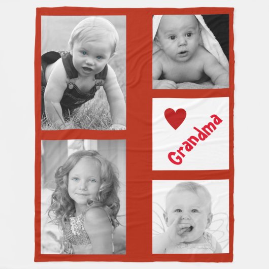 Vlies-Blanken aus dem Rot-Weiß-Foto Fleecedecke (Vorderseite)