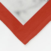 Vlies-Blanken aus dem Rot-Weiß-Foto Fleecedecke (Ecke)