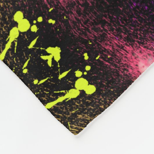 Vlies-Decke. Fleecedecke (Ecke)