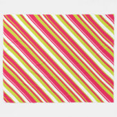 Vliesdecke mit diagonalen Linien Fleecedecke (Vorderseite (Horizontal))