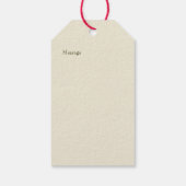 Vliesstoff-Brautparty Geschenkanhänger (Rückseite)