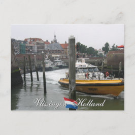 Vlissingen Pilot Boat Holland Postcard Postkarte