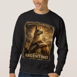 VLLC Orgullosamente Argentino Llama Mate Patriotic Sweatshirt