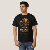 VLLC Play The Long Game Motivation Crocodile Graph T-Shirt (Vorne ganz)