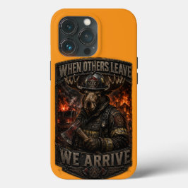 VLLC When Others Leave We Arrive Firefighter Moose Case-Mate iPhone Hülle