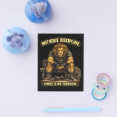 VLLC Without Discipline There Is No Freedom Gym  Flyer (Einzeln)