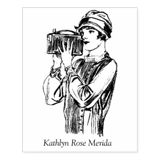 Vlogger Content Creator Film Maker Videographen Gummistempel