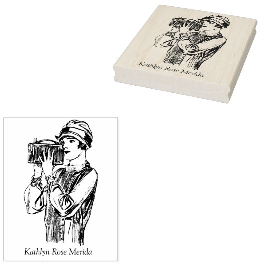 Vlogger Content Creator Film Maker Videographen Gummistempel (Stempel)