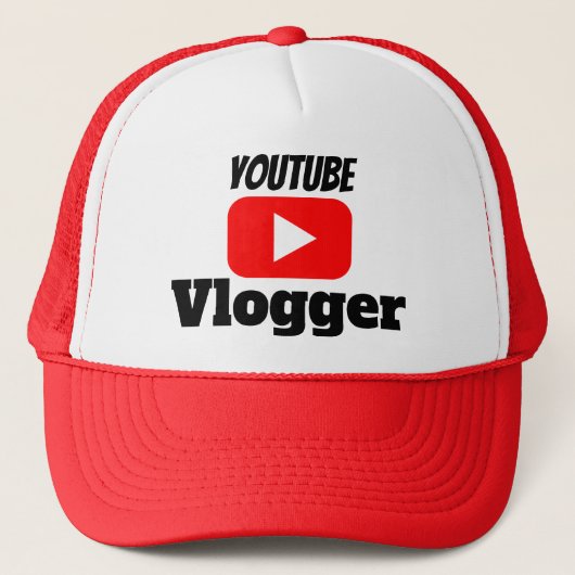 Vlogger Trucker Hat Truckerkappe (Vorderseite)