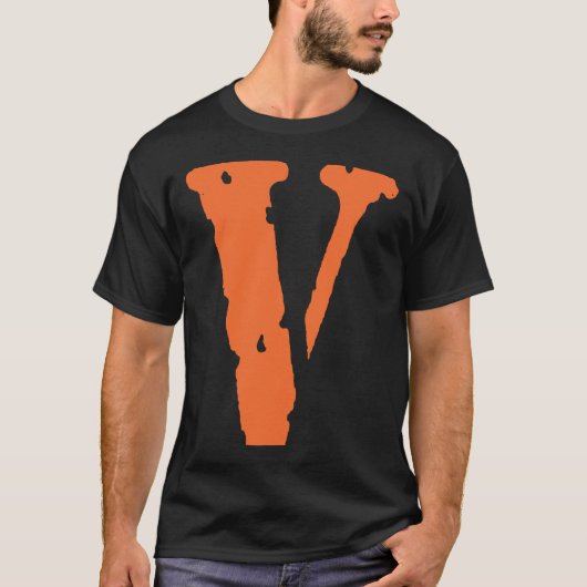 VLONE FREUNDE, die schwarzes Vlone A$AP schaukeln T-Shirt (Vorderseite)